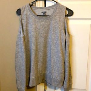 Aerie crew neck cold shoulder sweater
